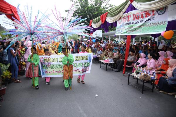 PAUD Pulau Merbau Gelar Karnaval ke-3