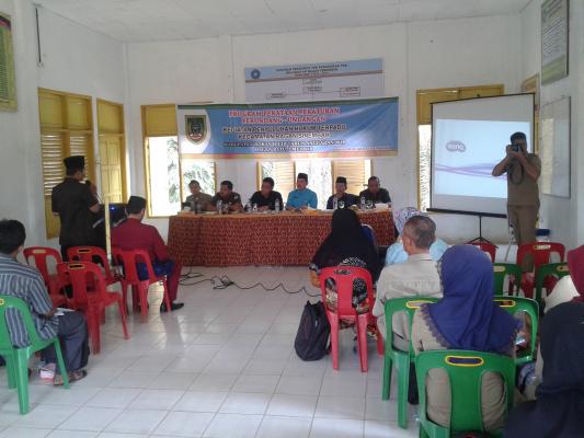Camat Bagansinembah Buka Hukum Terpadu