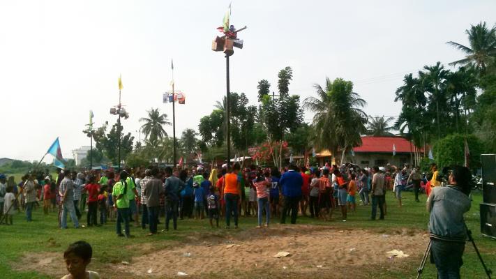 Di Meranti, Peringatan May Day Diisi Dengan Hiburan Rakyat