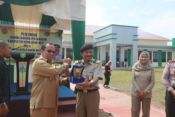 Kantor BPN Meranti yang Baru Diresmikan