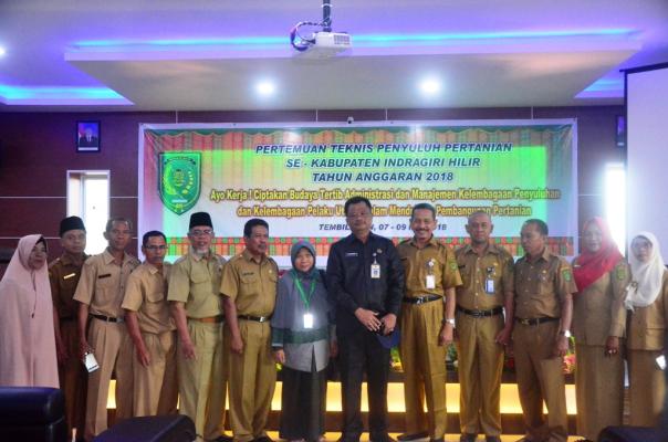 Asisten 3 Setda Inhil Buka Penyuluhan Teknis Pertanian