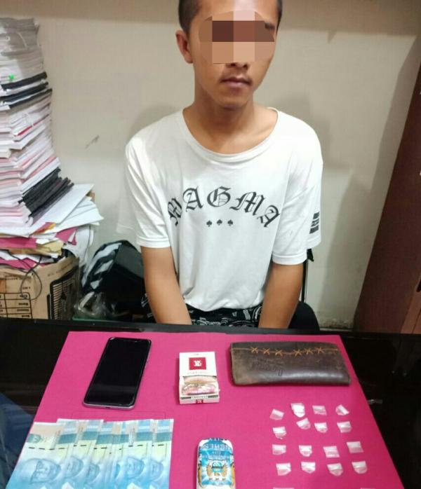 Bandar Shabu  Digerebek Polisi di Desa Pulau Payung Rumbio Jaya
