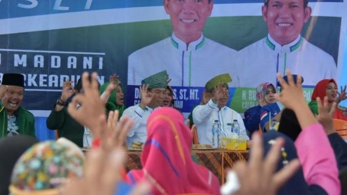Firdaus-Rusli Optimis Raih 40 Persen Suara di Kabupaten Pelalawan