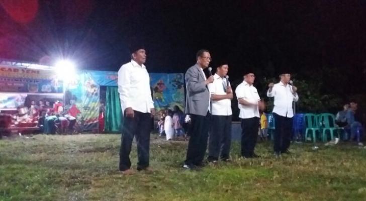 Kampanye di Suka Makmur, Firdaus-Rusli Disambut  Campur Sari dan Kehadiran Azis Zaenal