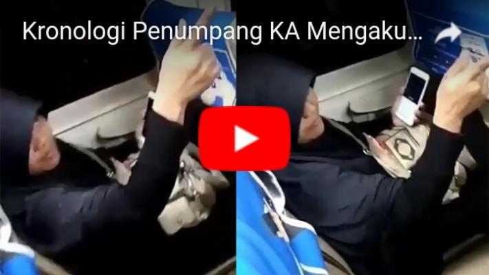 Kronologi Penumpang KA Mengaku Teman Teroris dan Tantang Petugas