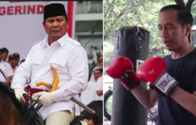 Mengejutkan! Hasil Survei INES, Prabowo Menang Telak Lawan Jokowi