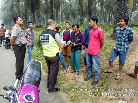 Razia K2YD, 6 unit ranmor diamankan ke Mapolsek Bagan Sinembah 