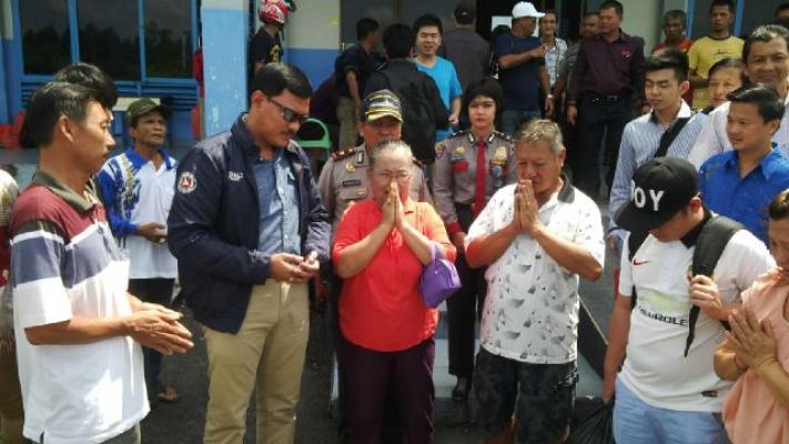 6 WNI Meranti Tiba di Selatpanjang
