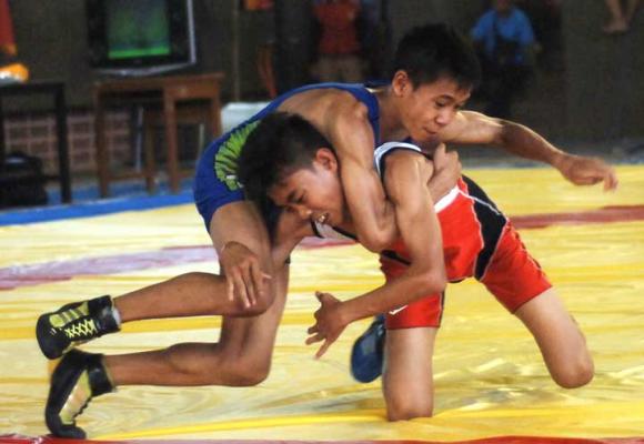 Atlit Gulat Asal Meranti Ikuti Seleksi Asian Games 2018