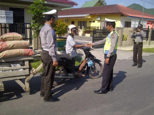 Baru 7 Hari, 165 Kendaraan Terjaring Operasi Patuh di Meranti