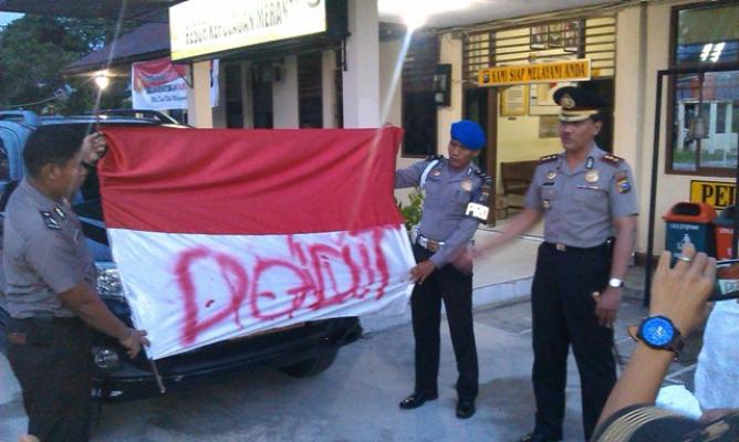 Bendera yang Dicoret-coret Ternyata Milik SMPN 6