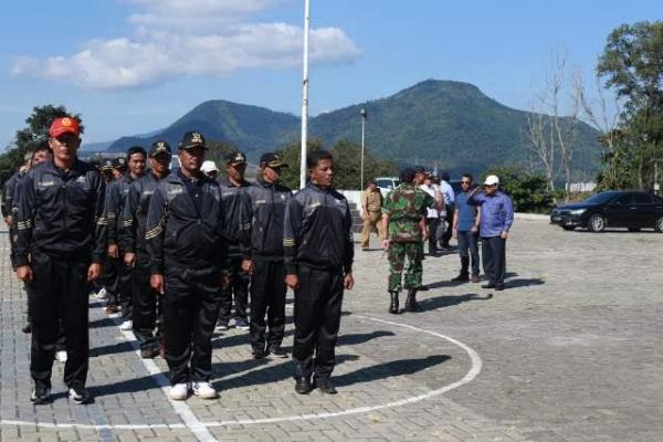 Kades se-Meranti Juga Pelajari Ilmu Baris-berbaris