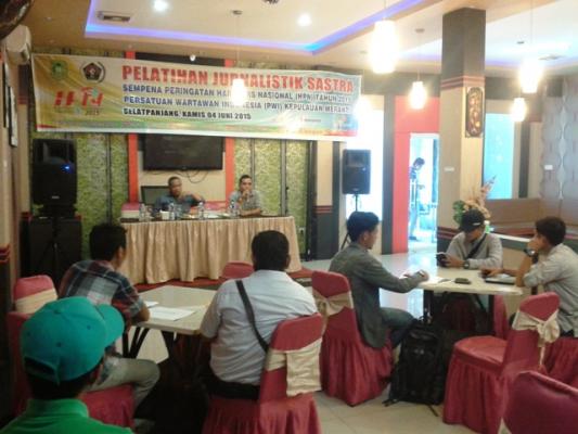 PWI Meranti Gelar Pelatihan Jurnalistik Sastra
