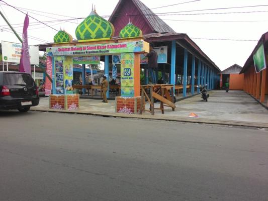 Pedagang Takjil Pindah, DPKP Meranti Pasrah