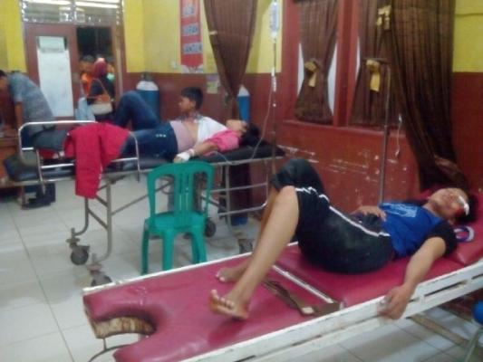 Dua Wanita Jadi Korban Kecelakaan di Air Molek Inhu Dirujuk ke RSUD Pematang Reba