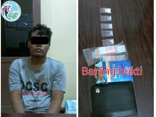 Gara - Gara Sabu Rp 800 Ribu, Pemuda Alahair Dibekuk Polisi
