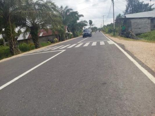 Warga Senang Jalan Menuju Bandara Tempuling Inhil Sudah Mulus