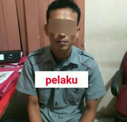 Iming iming pekerjaan  pada salah satu instansi di inhil pria ini terancam masuk bui.