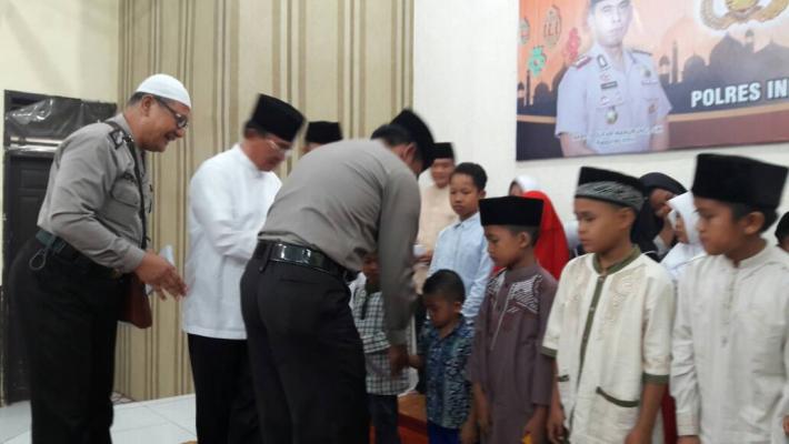 Polres Inhil buka bersama dengan Forkopimda kab inhil dan Toko Agama,pemuda,masyarakat.