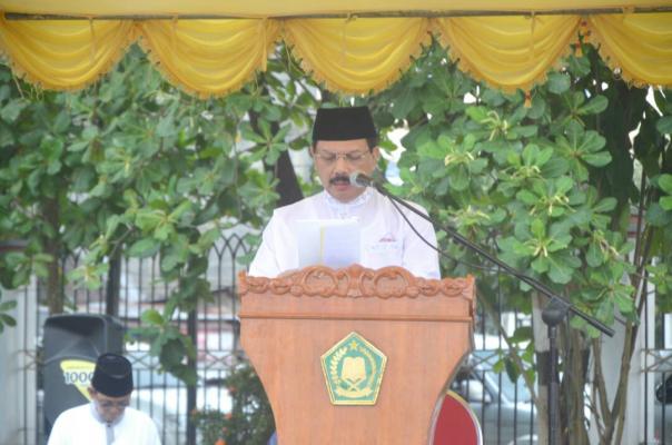 Sambutan Bupati Inhil yg di sampaikan Sekda kab Inhil