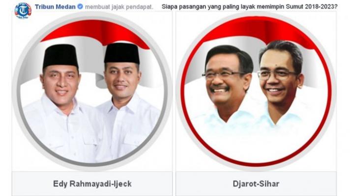 Hasil Final Quick Count 4 Lembaga Survei Pilkada Sumatera Utara: Eramas Menang