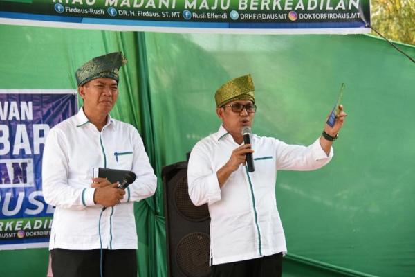 Hasil Jajak Pendapat TKPP: 56 Persen Warga Kuansing Inginkan Firdaus-Rusli Pimpin Riau!