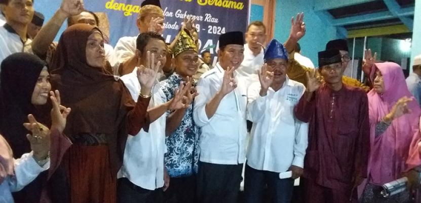 Ingin Kota Duri Seperti Pekanbaru, Ratusan Warga Mandau Siap Menangkan Firdaus Rusli