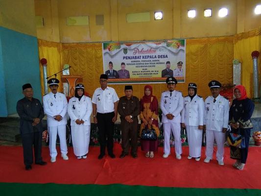 Pjs Bupati Inhil Lantik 5 Penjabat Kepala Desa Kecamatan Gaung