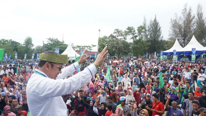 Ribuan Warga Kota Duri Dukung Firdaus-Rusli Pada 27 Juni 2018