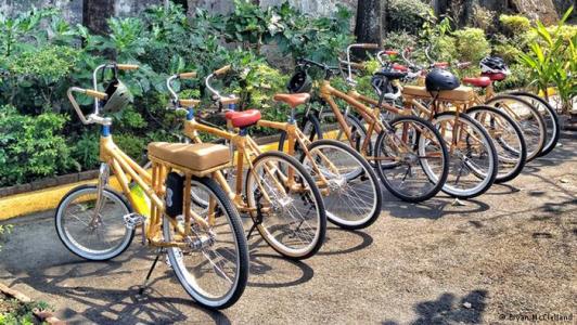 Manila Beralih ke Sepeda Bambu