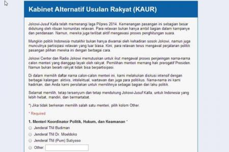 Inilah Kandidat Menteri Jokowi yang Perlu Anda Kritisi