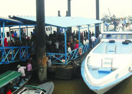 Jelang Lebaran, Arus Mudik di Pelabuhan Tanjung Harapan Mulai Meningkat