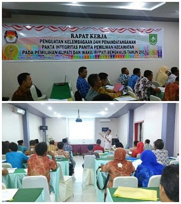 KPU Bengkalis Adakan Raker Penguatan Kelembagaan