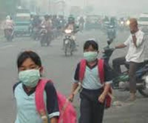 Kabut Asap di Pekanbaru Semakin Parah, Disdik Tunggu Instruksi Diskes dan BLH Liburkan Siswa