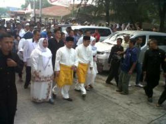Lima Parpol Deklarasikan Amril Mukminin-Muhammad Sebagai Cabup Cawabup Bengkalis