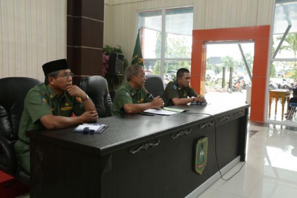 Pimpin Rakor Kesiapan Menghadapi Idul Fitri 1436 H