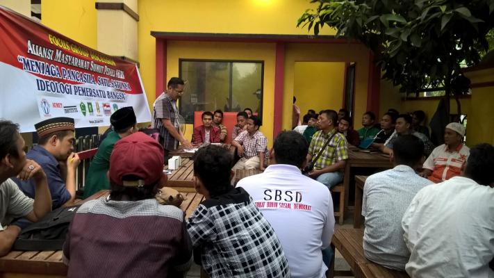 Aliansi Masyarakat Sumut Peduli NKRI Teken Petisi Penolakan Kebangkitan Komunis