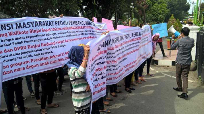 Massa dukung Walikota Idaham selaku Ambassador Electricity, wujudkan Binjai Terang