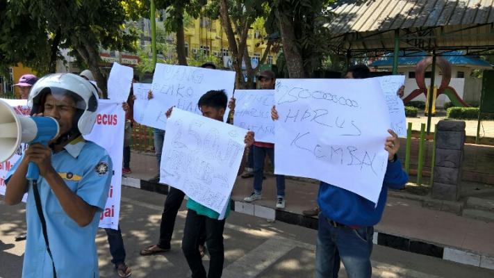 Setelah didemo mahasiswa, Polres Binjai periksa Ketua KPUD Binjai