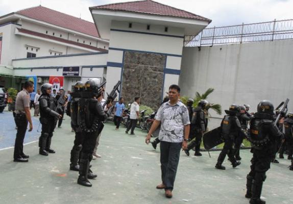 58 napi menjadi provokator di Rutan Kelas II B Sialang Bungkuk dipindahkan.