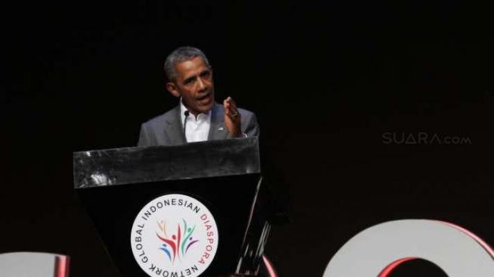 Barack Obama Puji Bhinneka Tunggal Ika Persatuakan Indonesia