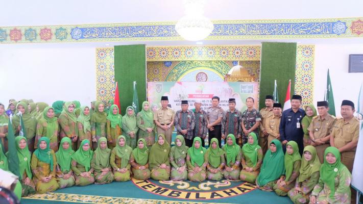 Bupati Wardan Ikuti Prosesi Peringatan Harlah Ke - 71 Muslimat NU Dan Pelantikan PAC Muslimat NU Se - Inhil