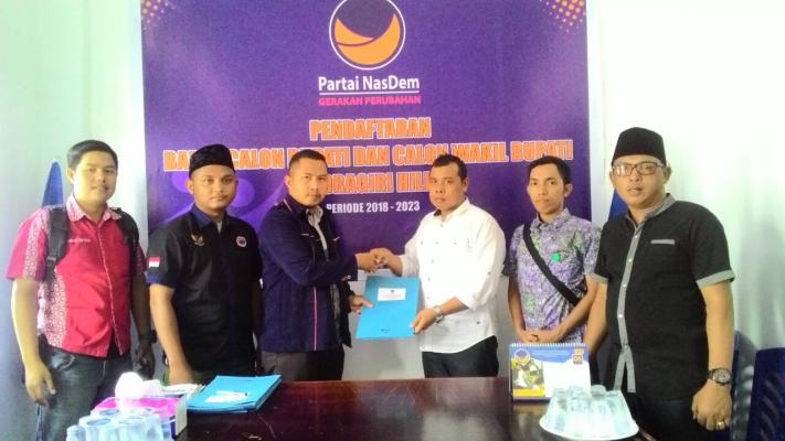 Efendi Aqil,maju penjaringan calon Kepala Daerah di Partai Nasdem