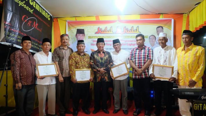 HM Wardan sangat mengapreseasi kegiatan halal bil halal yang di taja forum Rt/Rw