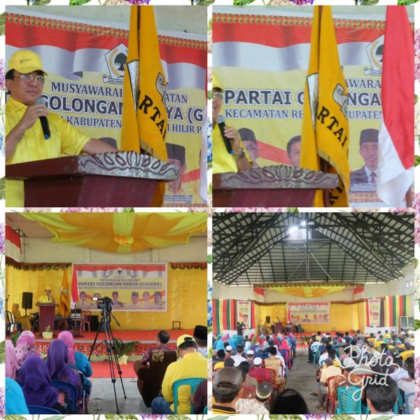 Muscam Partai Golkar kec Reteh,Golkar targetkan 20 kursi 2019.