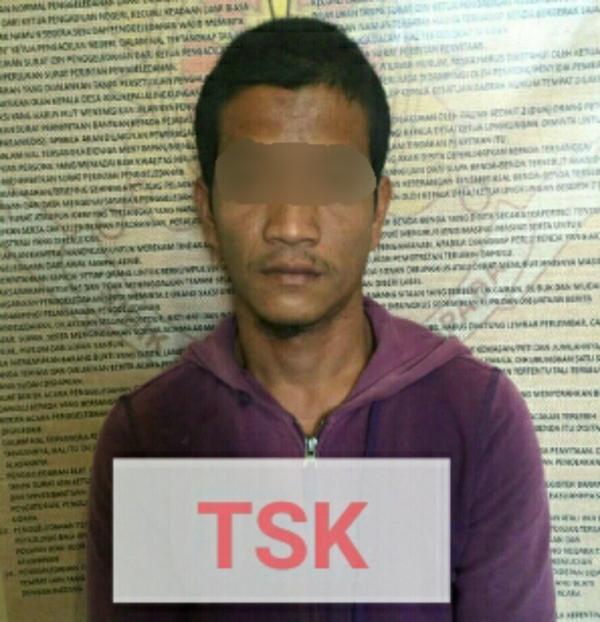 Polsek Tembilahan menahan seorang lelaki di duga mencabuli anak di bawah umur