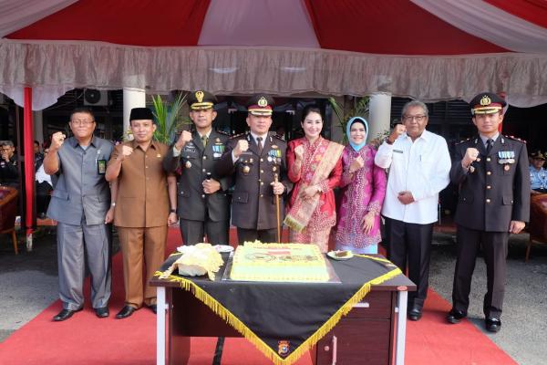 Asisten I Pemkab Inhil Hadiri HUT Bhayangkara ke-72