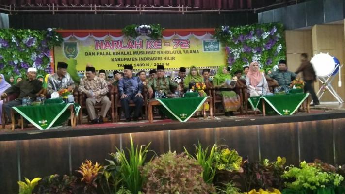 Bupati Inhil Hadiri Peringatan Harlah Muslimat NU Ke - 72