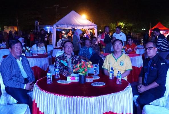 Bupati Inhil Nonton Bareng Masyarakat Laga Final Piala Dunia, Prancis Kontra Kroasia