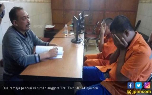 Dua Bocah Uji Nyali, Mencuri di Rumah Anggota TNI